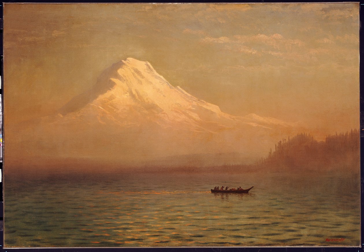 Alba sul Monte Tacoma da Albert Bierstadt