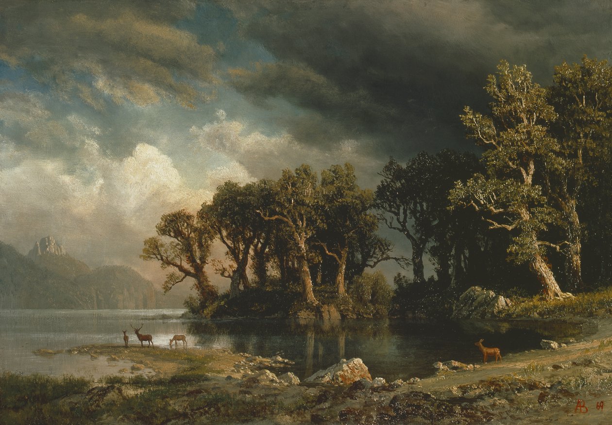 La tempesta in arrivo da Albert Bierstadt