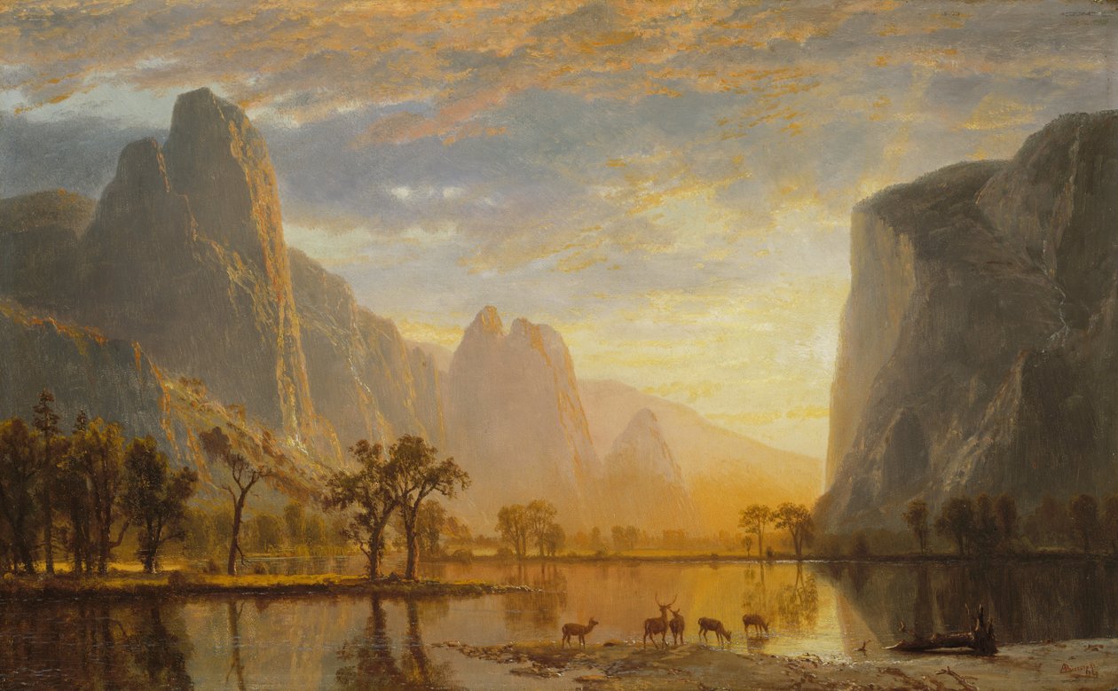 Valle dello Yosemite da Albert Bierstadt
