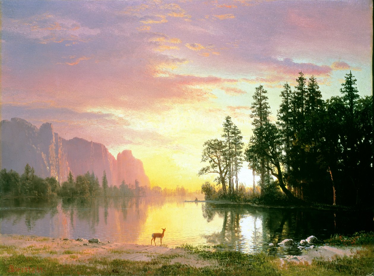 Valle di Yosemite da Albert Bierstadt