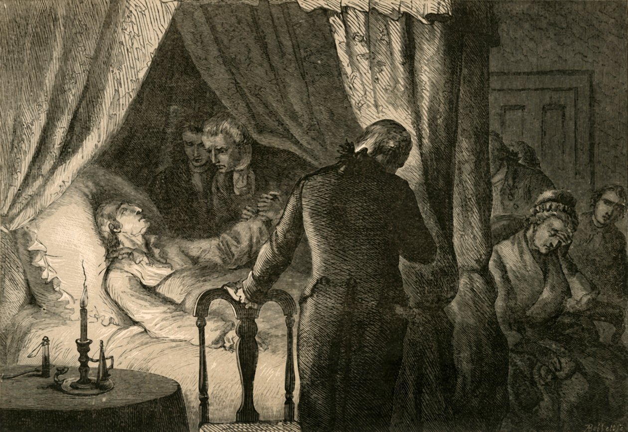 La Morte di Washington, 1877 da Albert Bobbett
