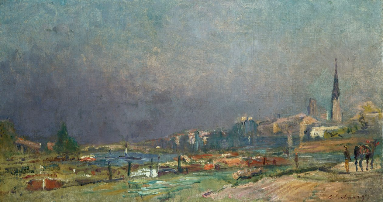 Sulle rive del fiume da Albert Charles Lebourg