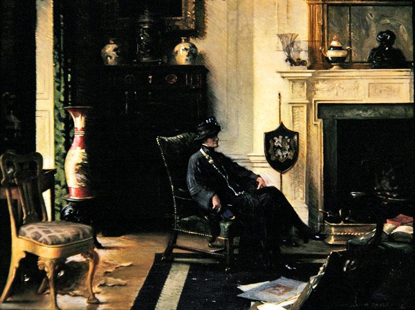 Signora in un interno da Albert Chevallier Tayler