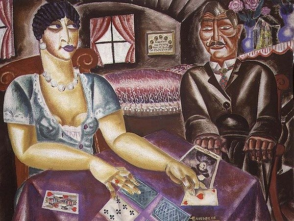 I giocatori di carte da Albert Droesbeke