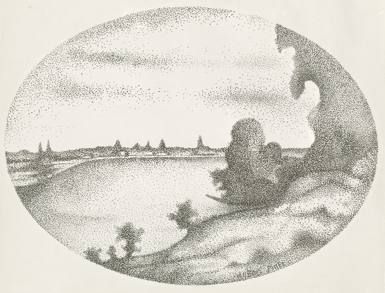 Paesaggio fluviale da Albert Dubois Pillet