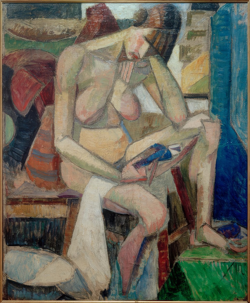 Nudo seduto da Albert Gleizes