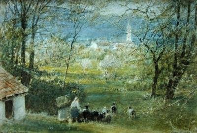 Bavino - Lago Maggiore da Albert Goodwin