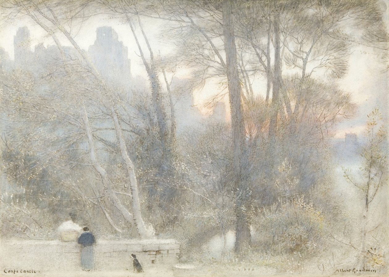 Castello di Corfe da Albert Goodwin