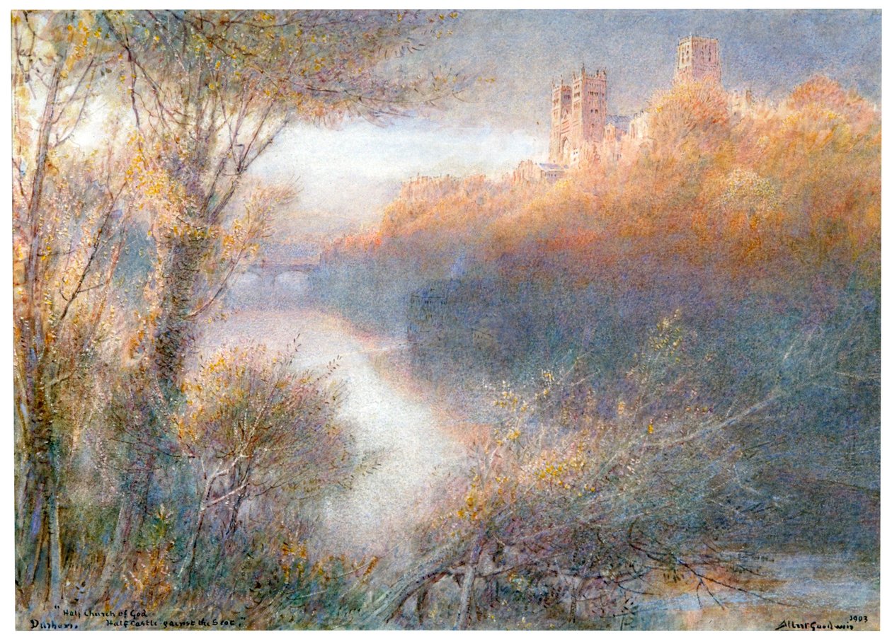 Cattedrale di Durham, 1903 da Albert Goodwin