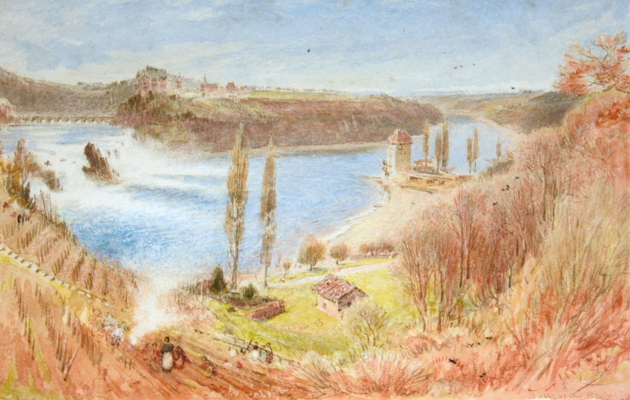 Cascate del Reno da Albert Goodwin