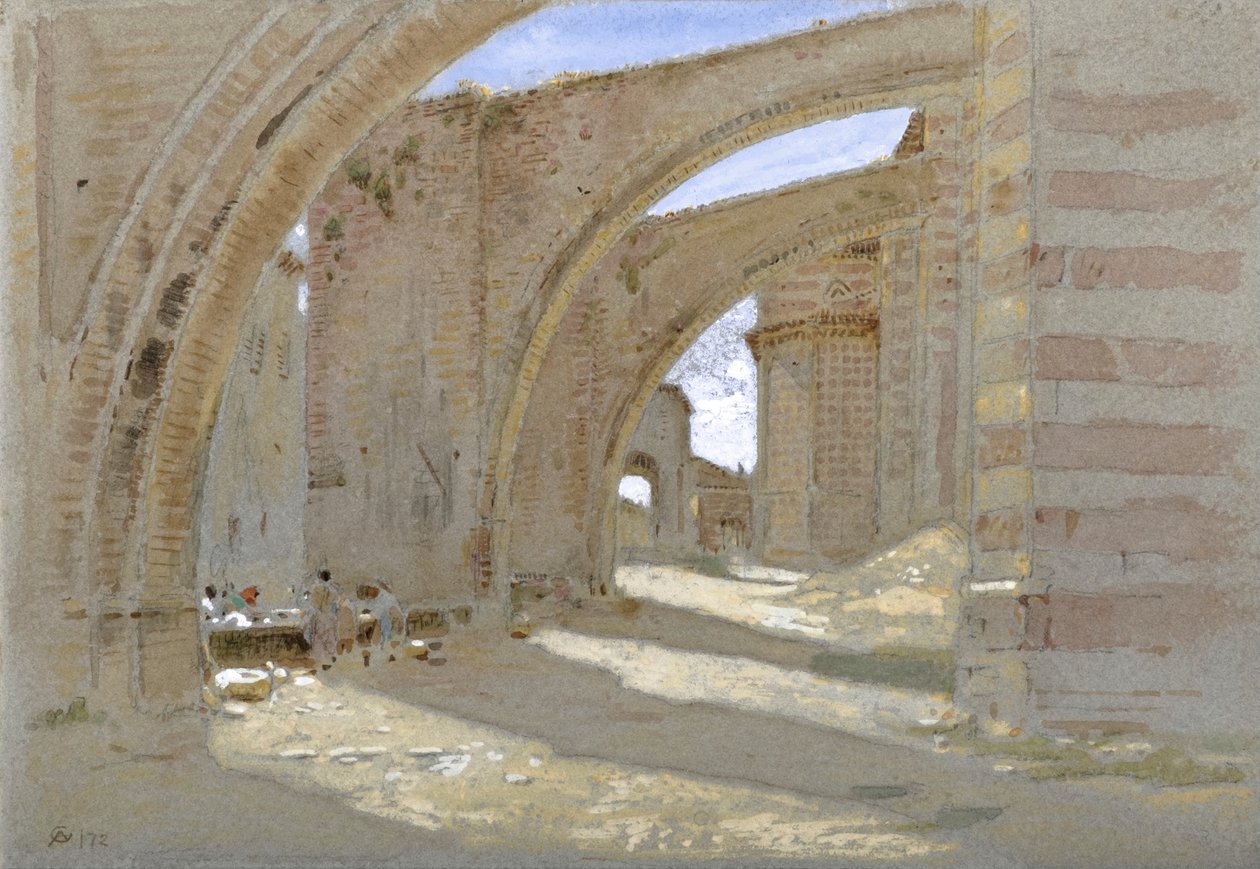 Contrafforti volanti ad Assisi da Albert Goodwin