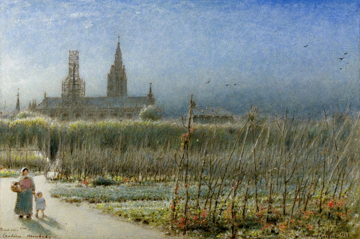 Fagioli francesi da Caudebec, Normandia da Albert Goodwin