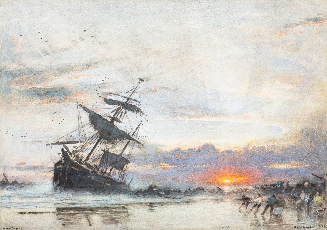 Il suo ultimo viaggio da Albert Goodwin