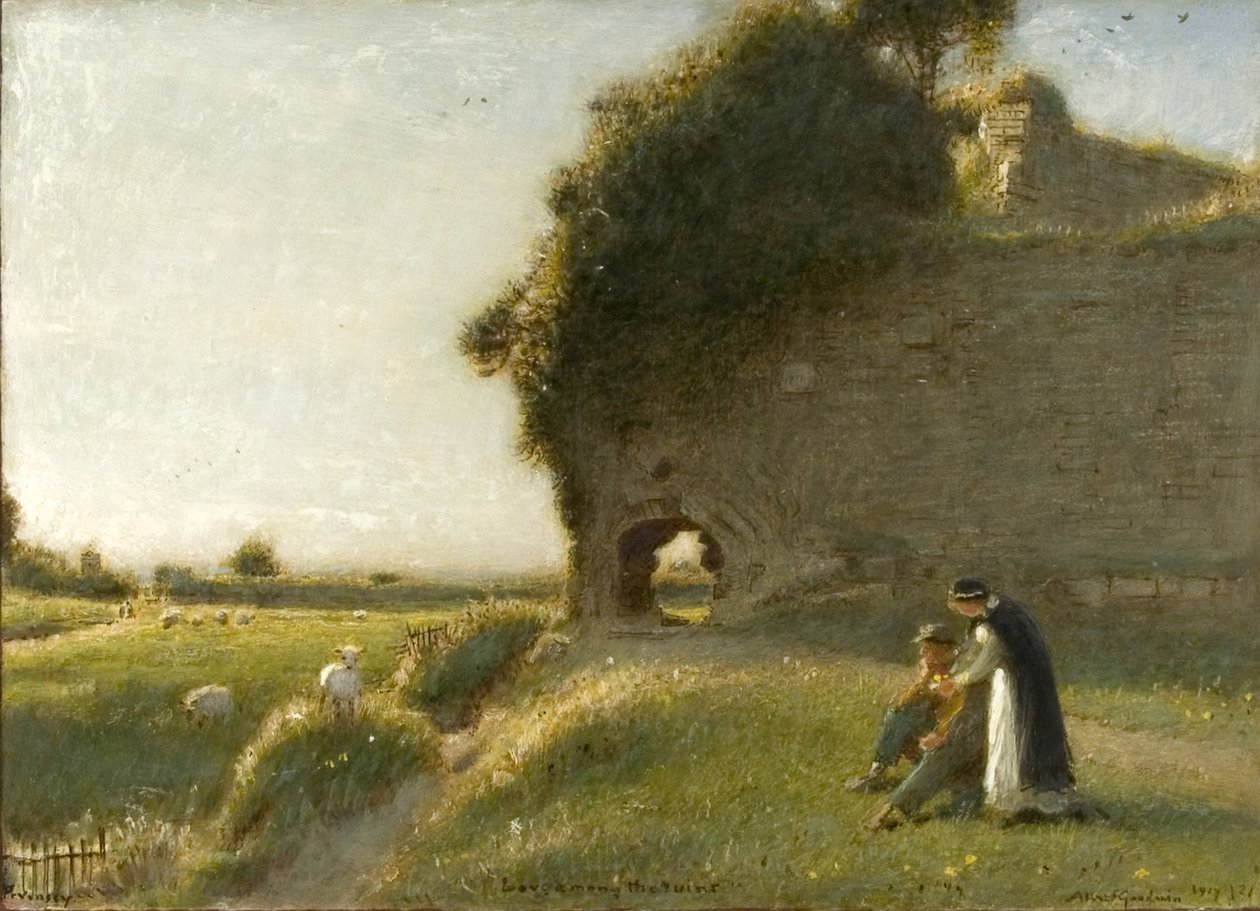 Amore tra le rovine, Pevensey da Albert Goodwin