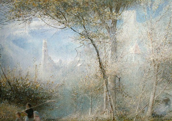 Merano, Italia settentrionale da Albert Goodwin