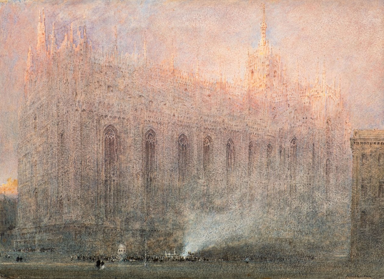 Duomo di Milano da Albert Goodwin