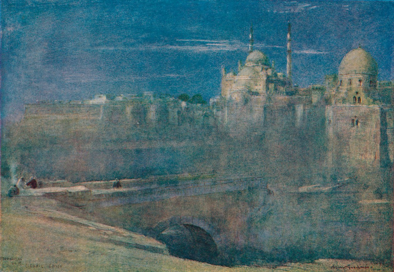 Chiaro di Luna sulla Cittadella, Il Cairo da Albert Goodwin