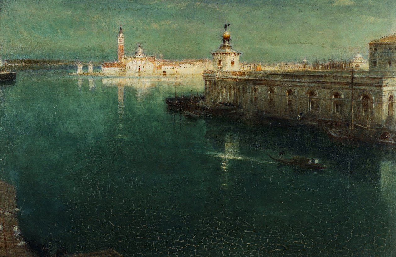 San Giorgio dai tetti, 1905-1906 da Albert Goodwin