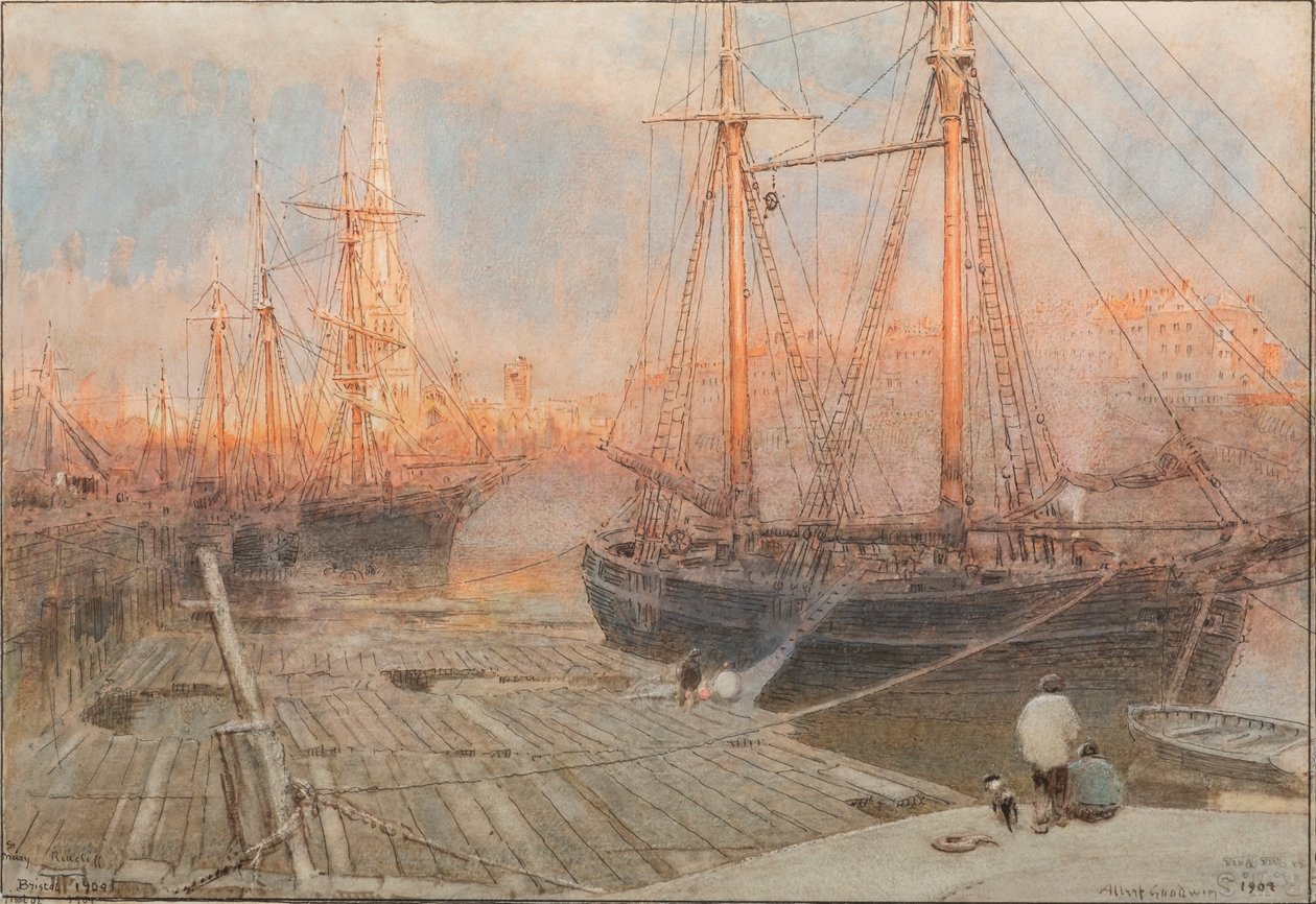St Mary Redcliffe, Bristol da Albert Goodwin