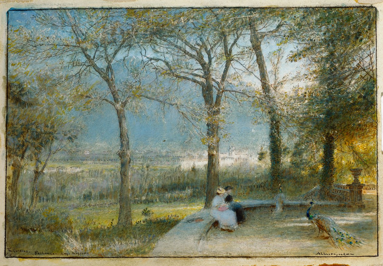 I Giardini, Pallanza, Lago Maggiore da Albert Goodwin