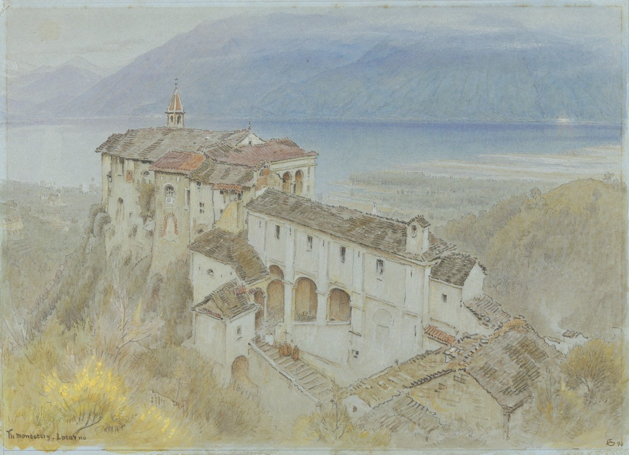 Il Monastero, Locarno da Albert Goodwin
