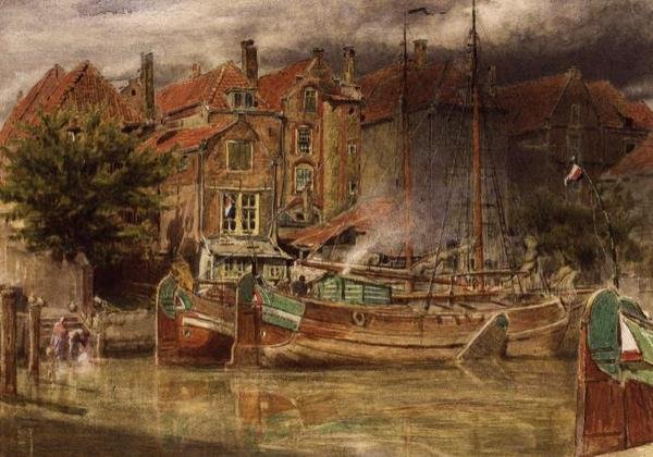 Vista sul canale, Dort da Albert Goodwin