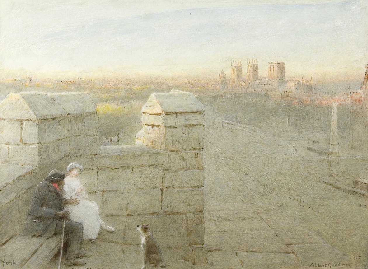 York, storia antica da Albert Goodwin
