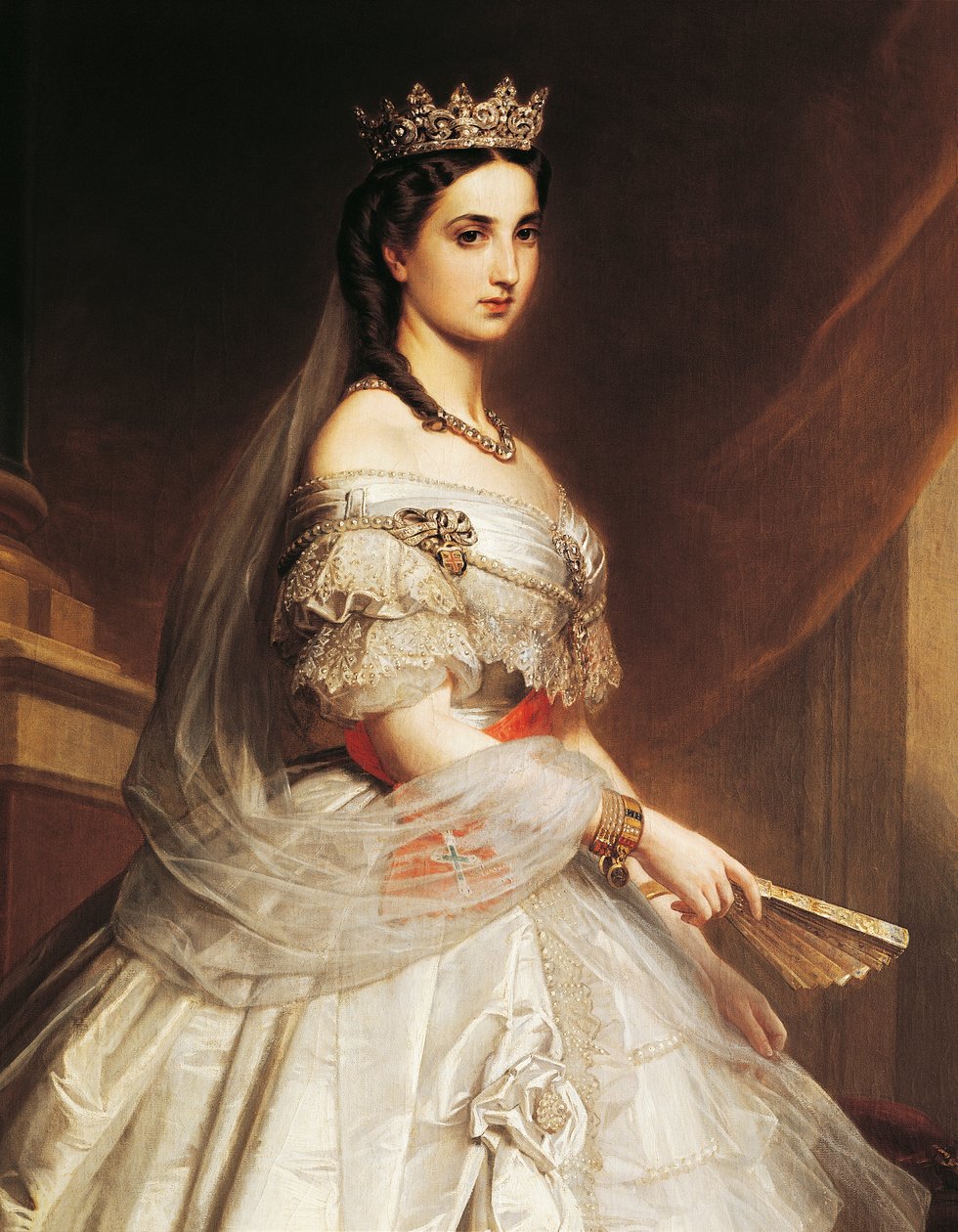 Ritratto di Carlotta di Sassonia-Coburgo-Gotha da Albert Graefle