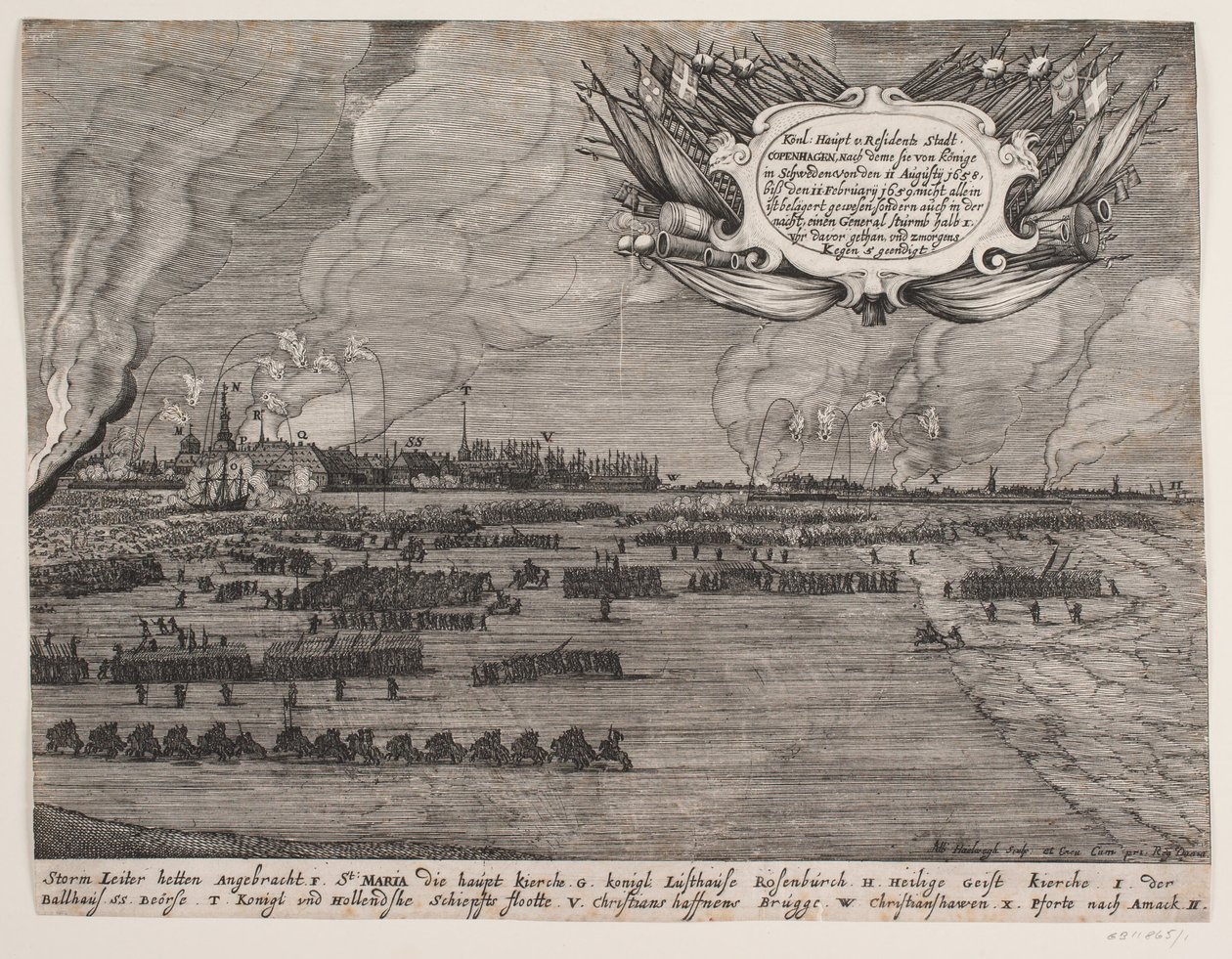 Bombardamento di Copenaghen da Albert Haelwegh