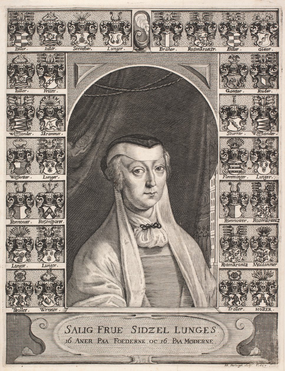 Sidsel Lunge. Commemorazione da Albert Haelwegh