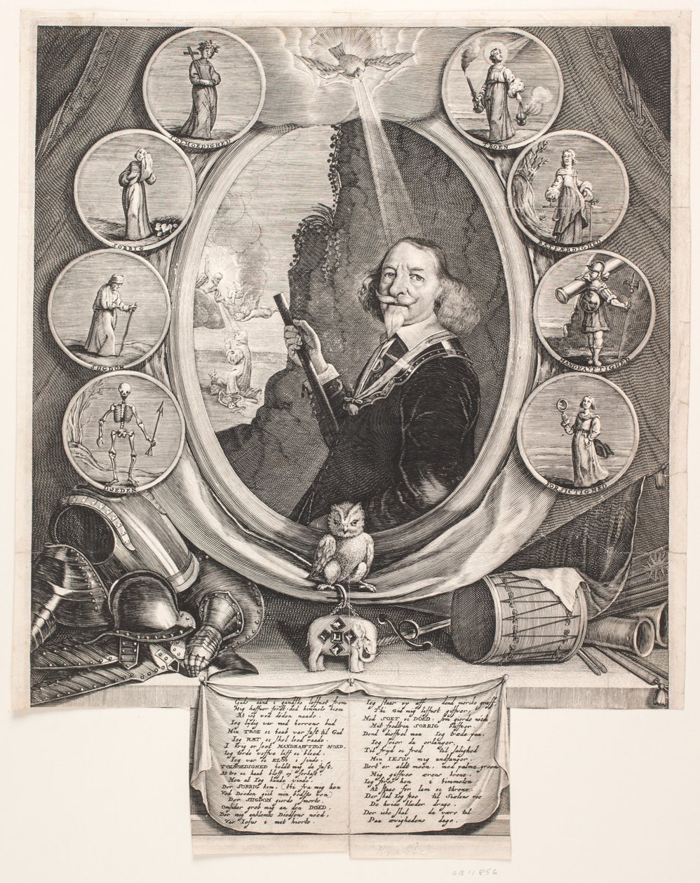 Wentzel Rothkirch. Illustrazione per sermone funebre da Albert Haelwegh