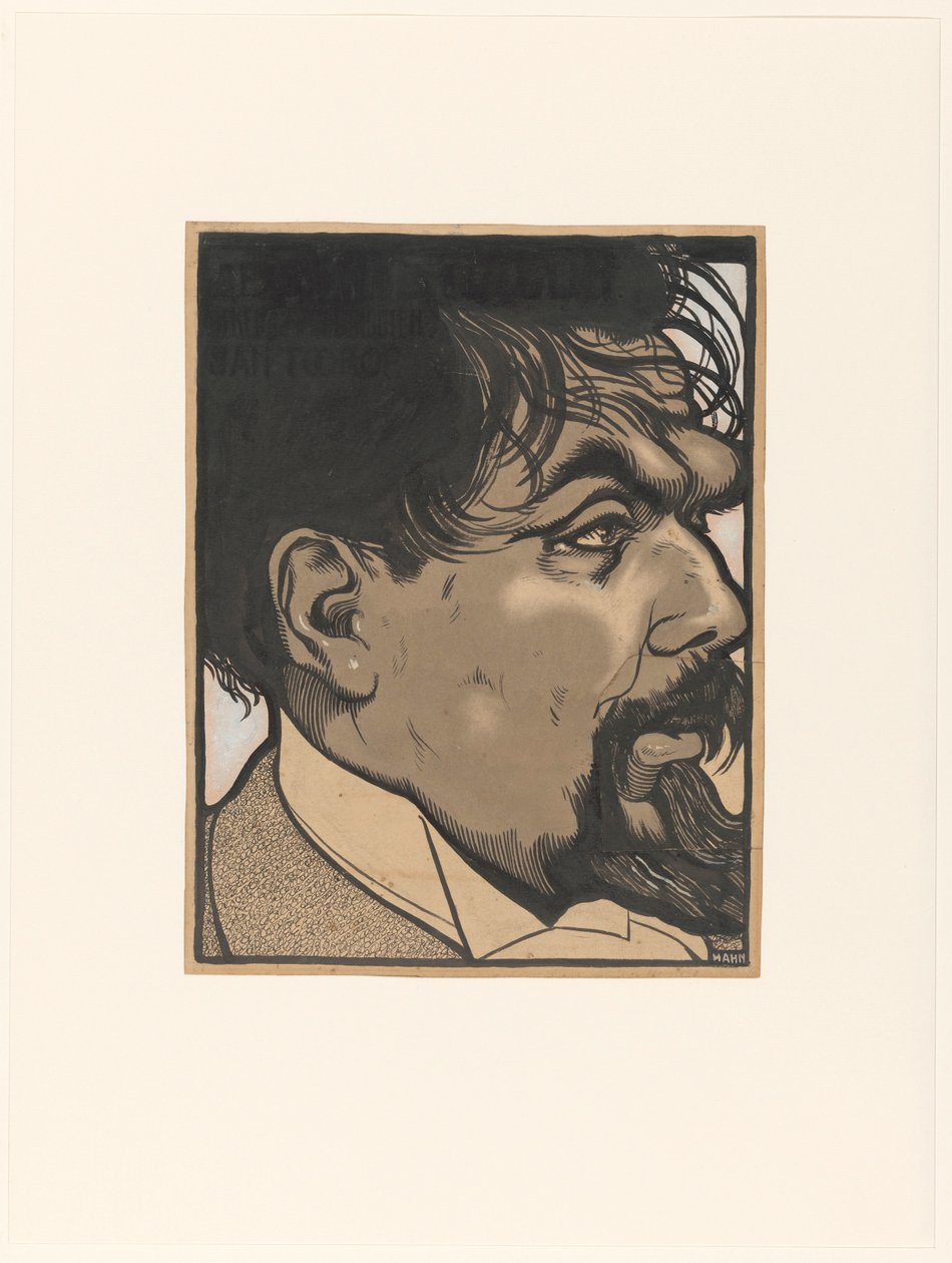 Ritratto di Jan Toorop da Albert Hahn (I)