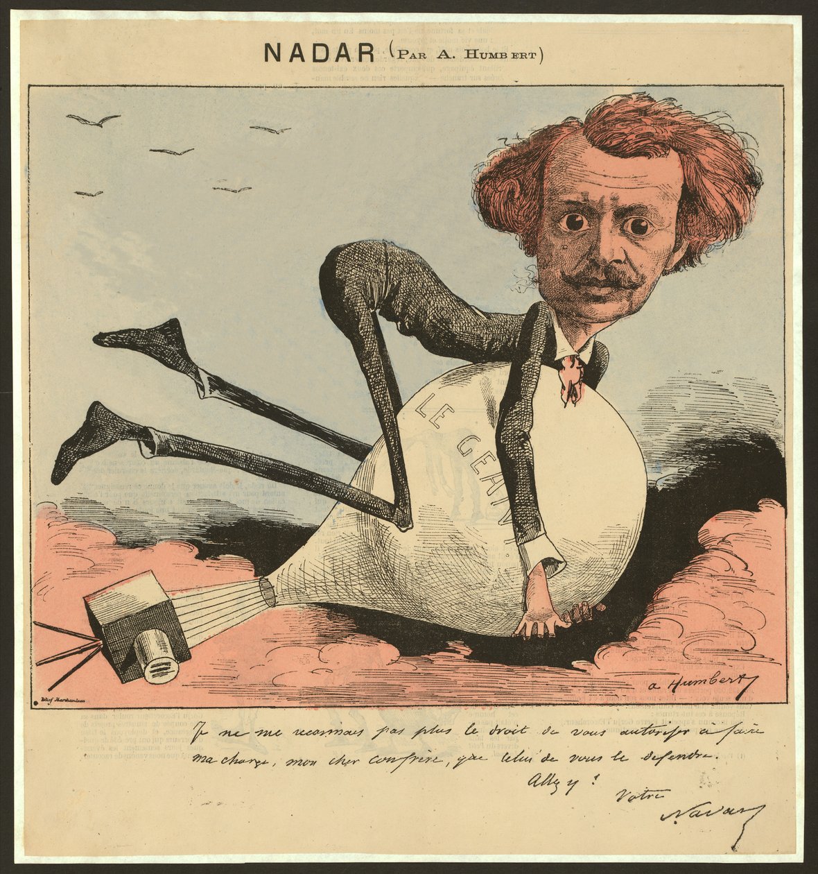 Nadar, pub. 1863 da Albert Humbert