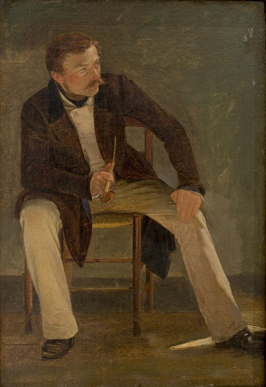 Il pittore Constantin Hansen da Albert Küchler