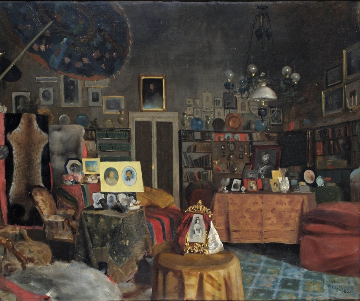 Studio di Sir Richard Burton, 1889 da Albert Letchford