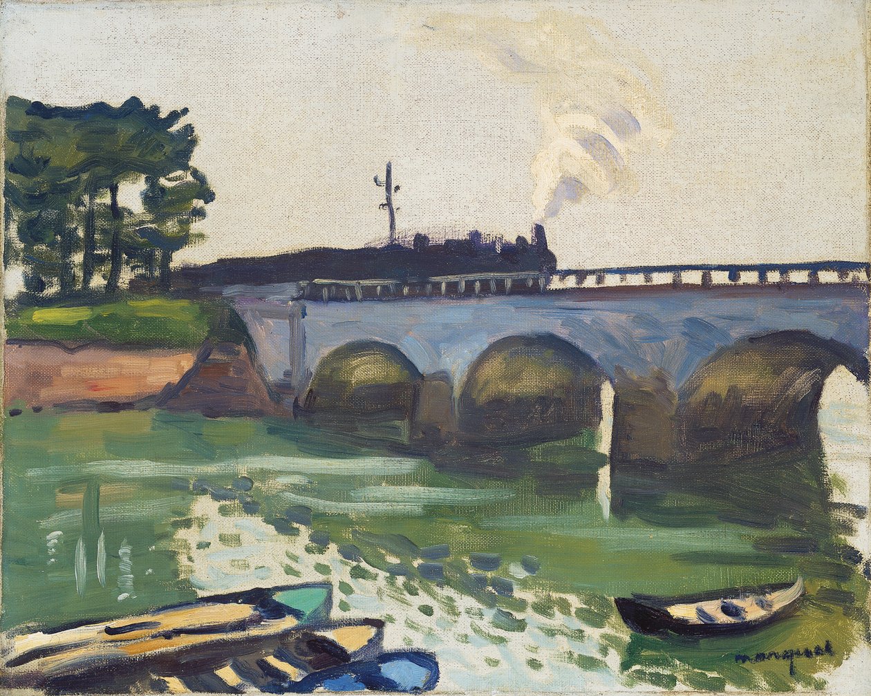 Ponte a Saint-Jean-de-Luz da Albert Marquet