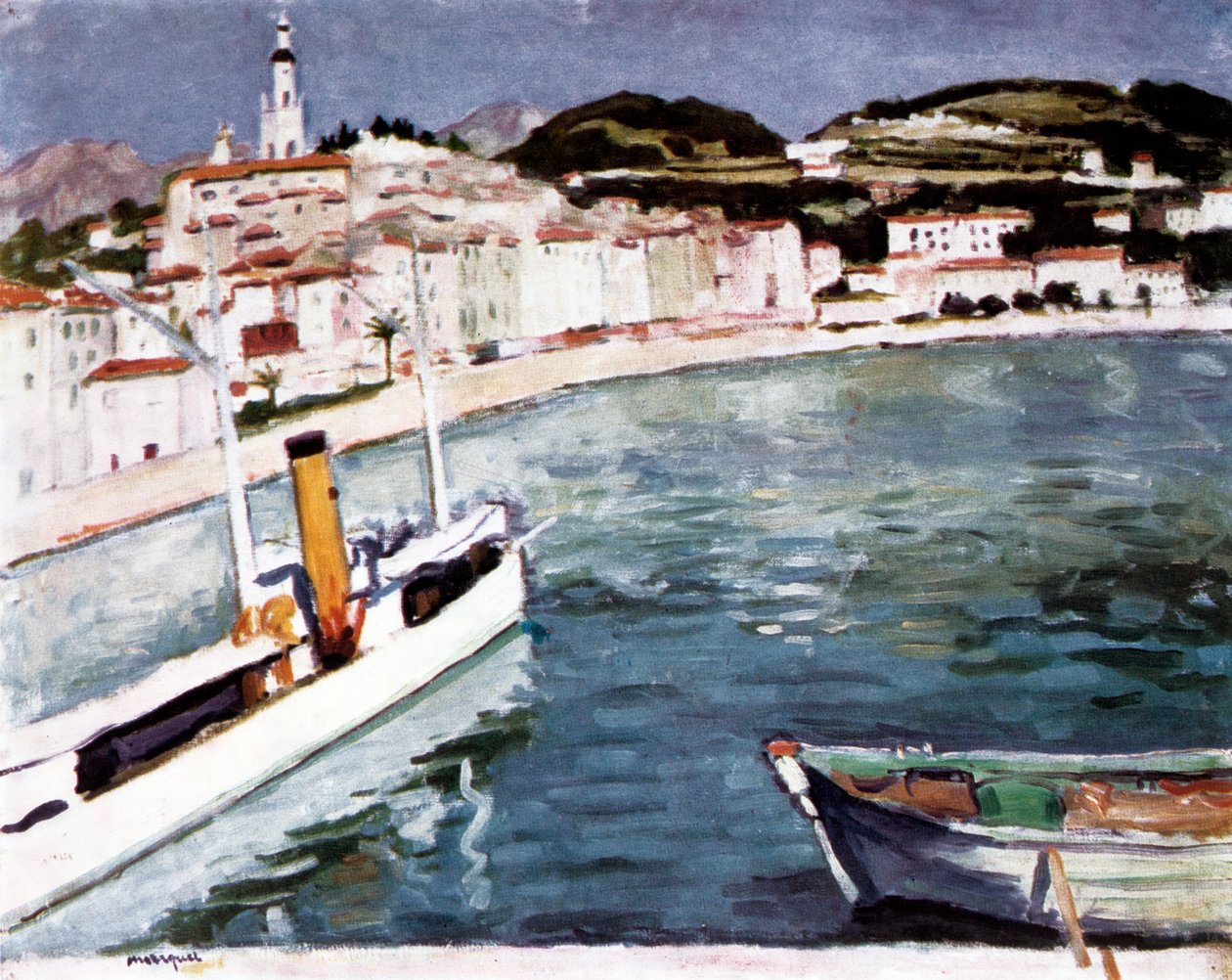 Porto di Mentone, 1905 da Albert Marquet