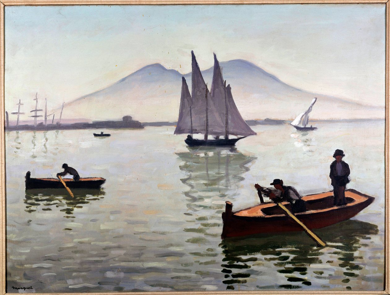 Napoli, la Barca a Vela da Albert Marquet