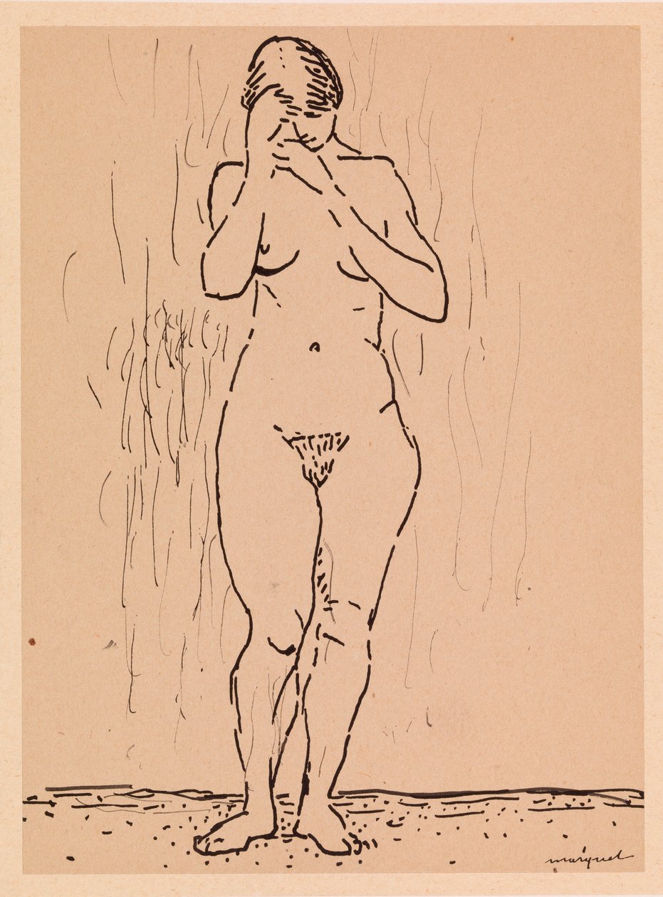Donna Nuda in Piedi da Albert Marquet