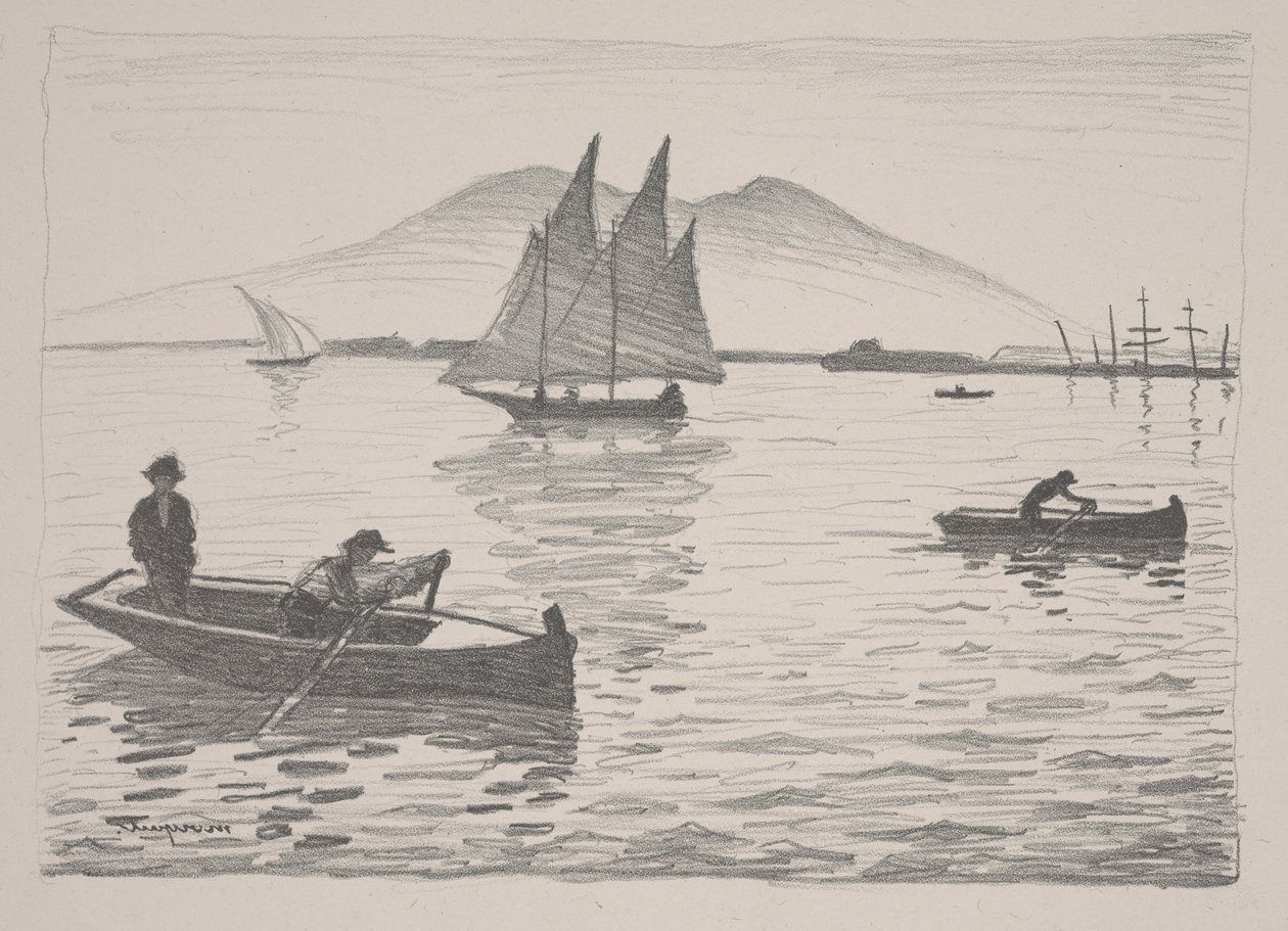 Il porto di Napoli da Albert Marquet