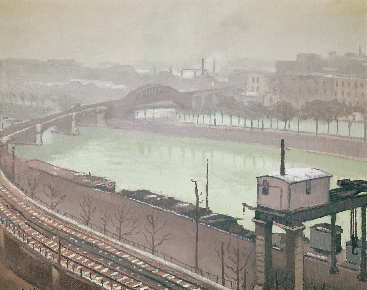 Il fiume Senna a Grenelle da Albert Marquet