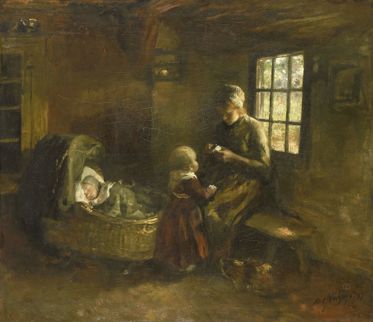 Alla culla da Albert  Neuhuys