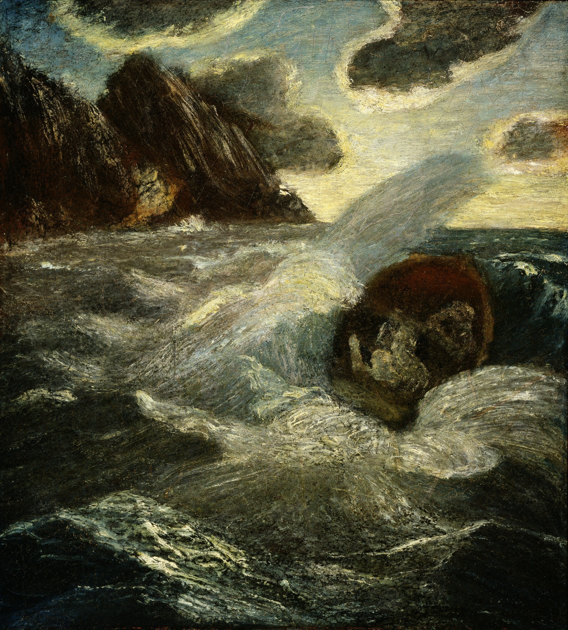 La figlia di Lord Ullin da Albert Pinkham Ryder