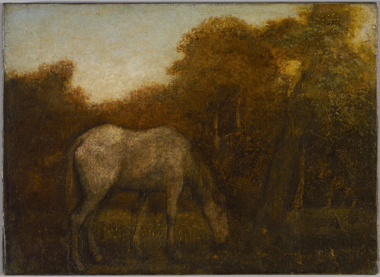 Il cavallo al pascolo, metà anni 1870 da Albert Pinkham Ryder