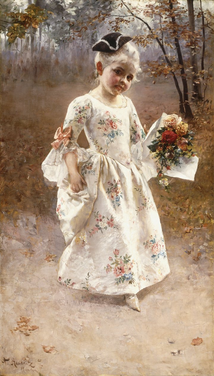 La piccola fioraia da Albert Raudnitz