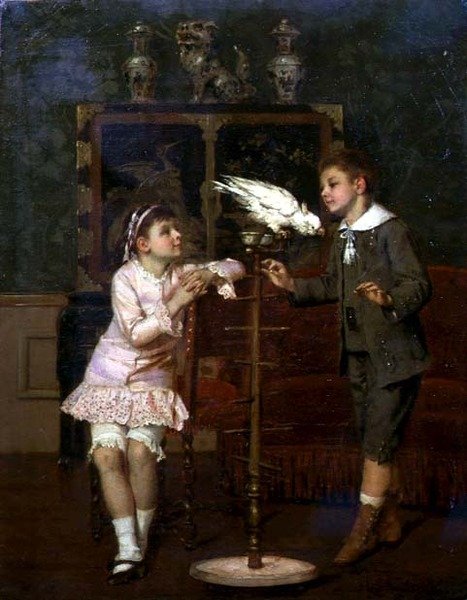 Stuzzicare il pappagallino da Albert Rosenboom