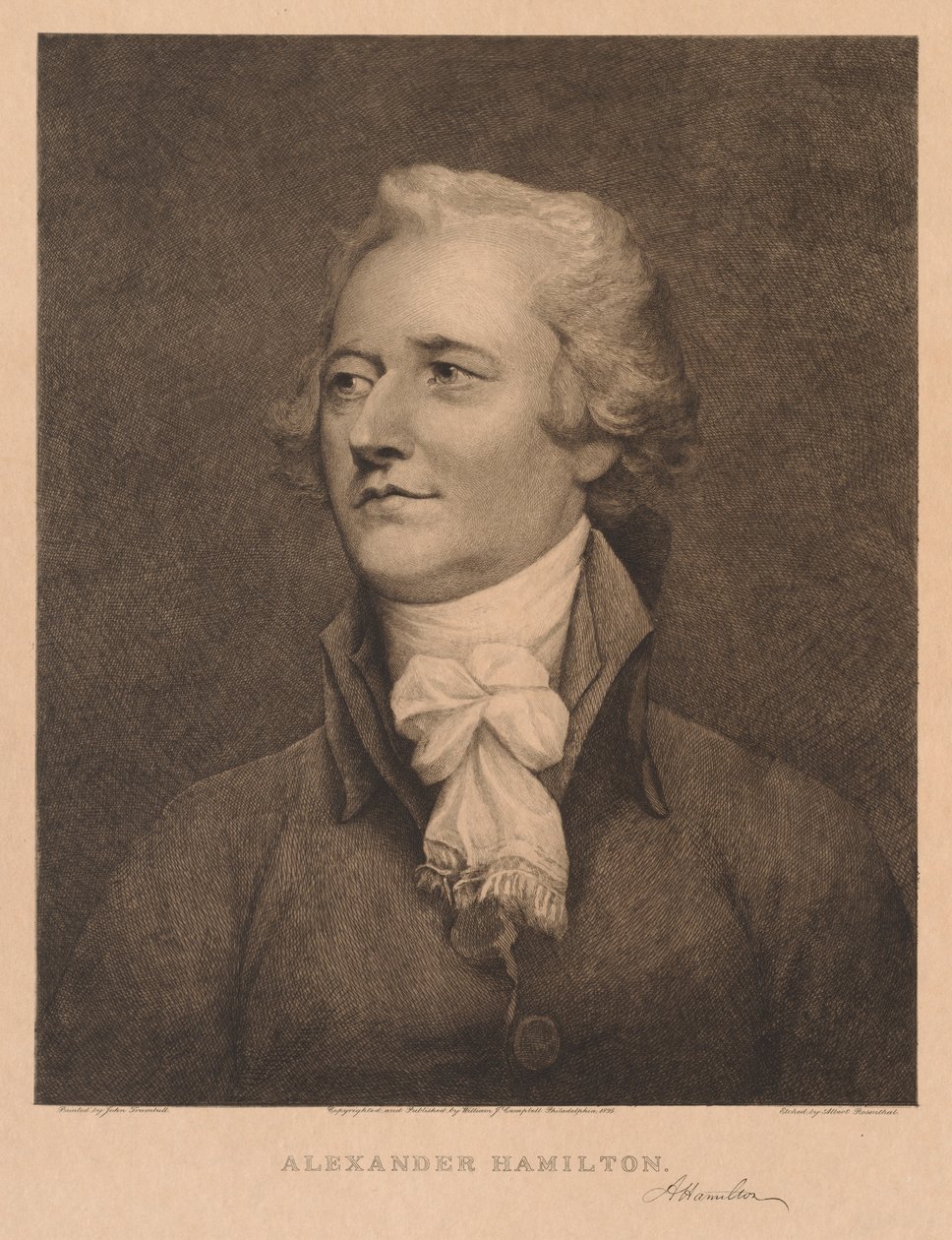 Alexander Hamilton, 1895 da Albert Rosenthal