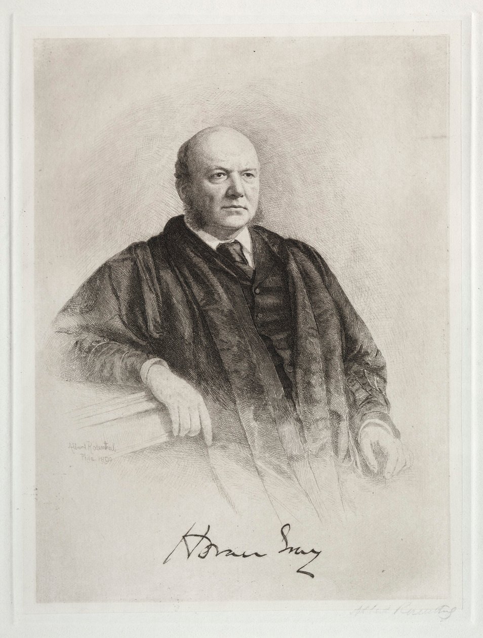 Horace Gray, 1890 da Albert Rosenthal