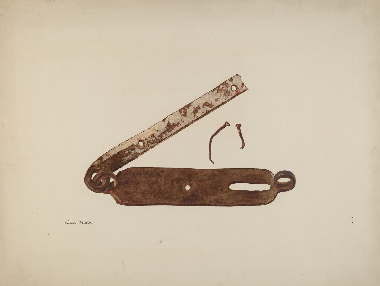 Fermaglio dalla Porta di "Kennedy Farm" da Albert Rudin