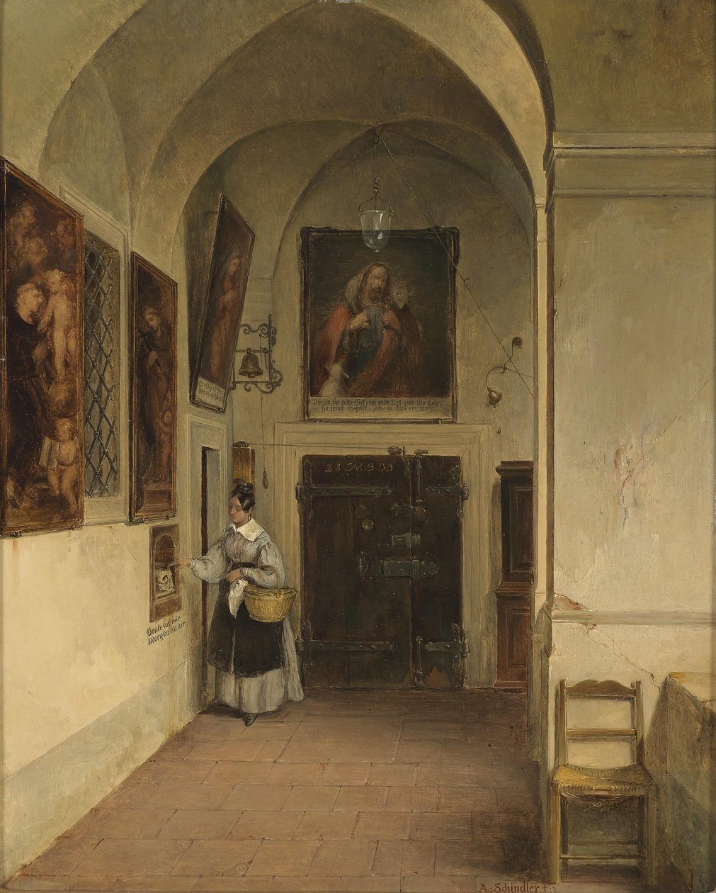 Nel chiostro da Albert Schindler